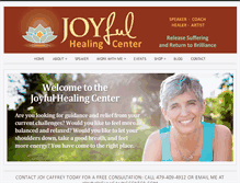 Tablet Screenshot of joyfulhealingcenter.com